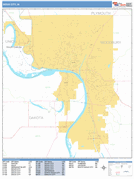 Sioux City Digital Map Basic Style